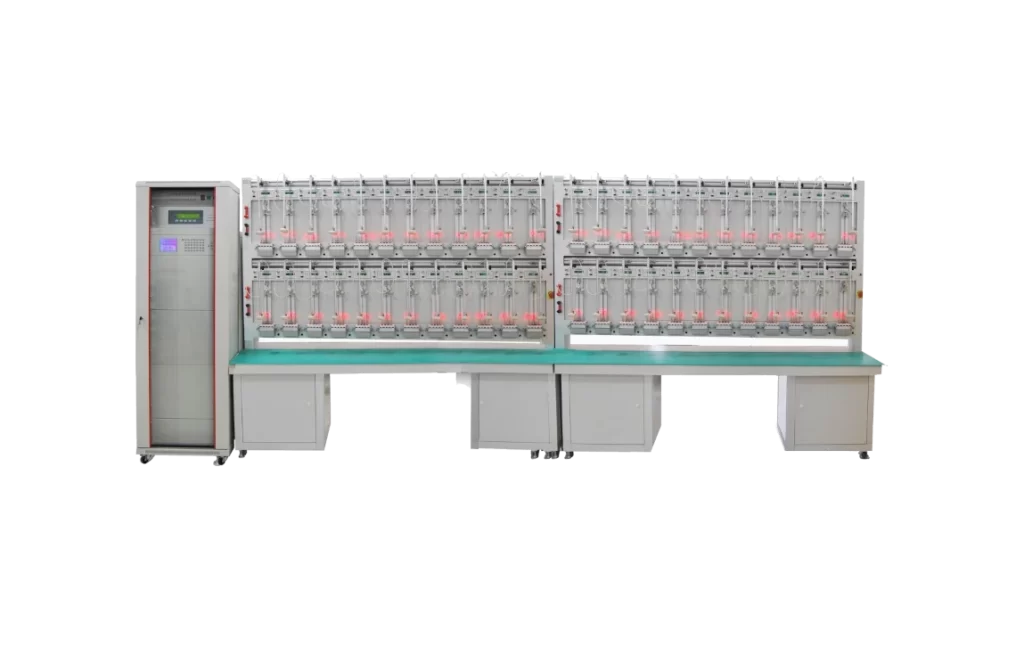 48 positions monophase energy meter test bench