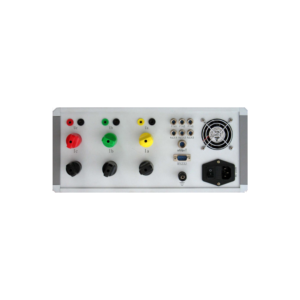 SY3102 reference meter rear panel and connection terminals.